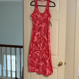 Women’s Juicy Couture New Terry Cloth Tank Top Dress Coverup Small Tropical